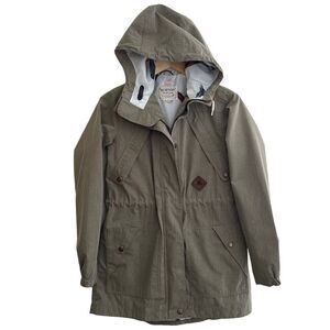 Burton Dry Ride Sukabumi Jacket Olive Green sz XS women (oversized)